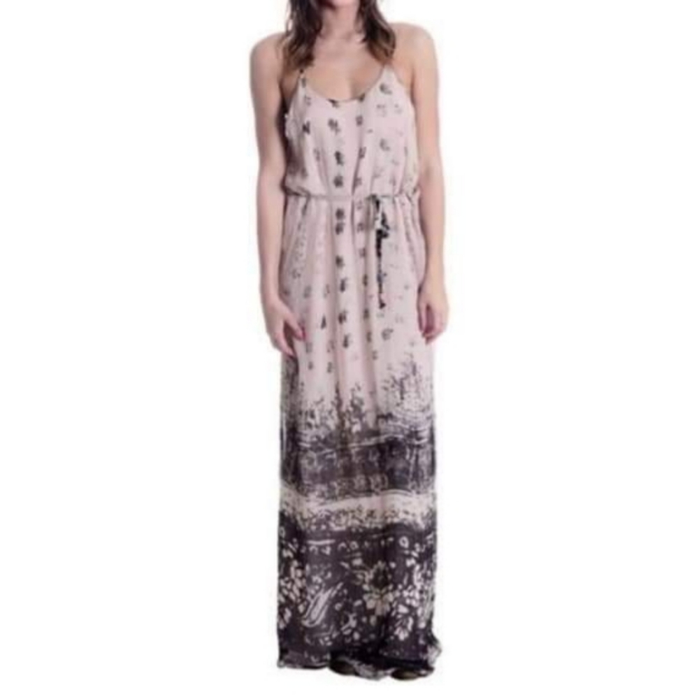 CHASER Silk Tapestry Maxi Dress - Size M
